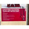 Image 2 : 6 PCE. TIRE CHANGING TOOL SET WITH CART