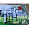 Image 2 : 8 X 12 FT. POLYCARBONATE GREENHOUSE
