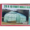 Image 2 : 20 X 10 FT. WALK IN METAL FRAME GREENHOUSE