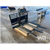 Image 2 : (UN-USED) HYDRAULIC SKID STEER 48" PALLET FORKS