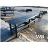 Image 4 : 10 FT. STEEL WORK BENCH WITH SHELF