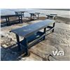 Image 4 : 10 FT. STEEL WORK BENCH WITH SHELF