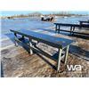 Image 3 : 10 FT. STEEL WORK BENCH WITH SHELF