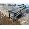 Image 4 : 4 FT. STEEL WORK BENCH WITH SHELF