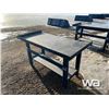Image 3 : 4 FT. STEEL WORK BENCH WITH SHELF