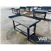 Image 4 : 4 FT. STEEL WORK BENCH WITH SHELF
