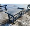 Image 3 : 4 FT. STEEL WORK BENCH WITH SHELF