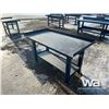 Image 4 : 4 FT. STEEL WORK BENCH WITH SHELF