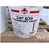 Image 2 : (2) PAILS OF 3/8"X60 FT. TRANSPORT G70 CHAIN