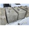 Image 4 : (6) 60" X 30" X 30" CONCRETE BLOCKS