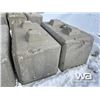 Image 5 : (6) 60" X 30" X 30" CONCRETE BLOCKS