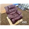 Image 2 : RECLINER PURPLE CHAIR
