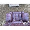 Image 5 : RECLINER PURPLE CHAIR