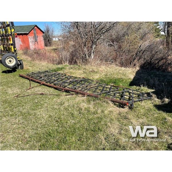 18 FT. DIAMOND HARROWS & DRAWBAR