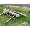 Image 1 : (2) STEEL POSTS, (2) HD WOOD POSTS