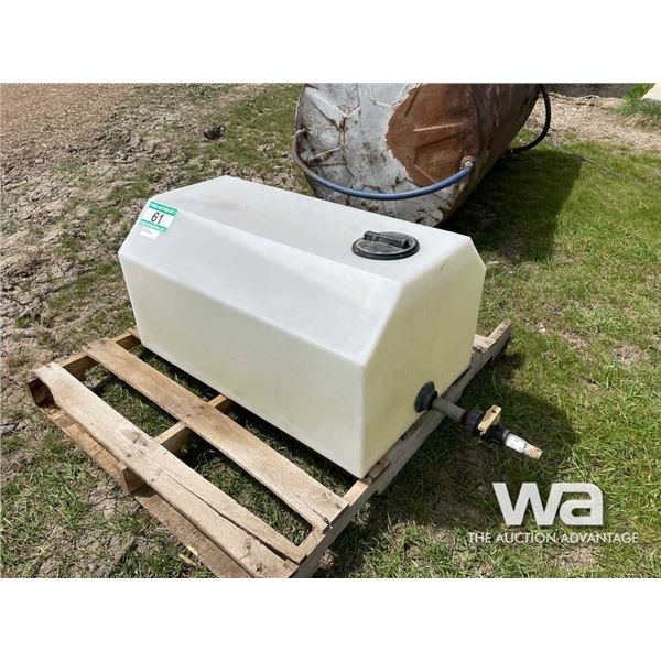 SQUARE POLY TANK & VALVE