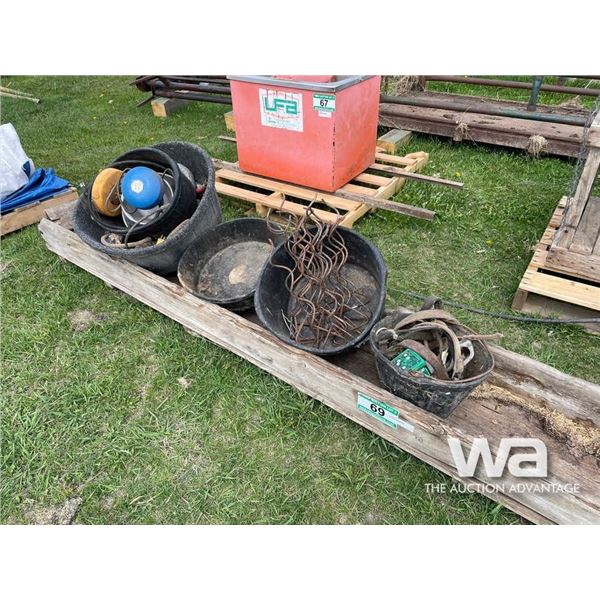 CORTEX FEED TUBS, TANK HEATERS, WOOD BUNK FEEDER