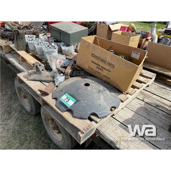 SERRATED DISC BLADE, CULTIVATOR SPIKES & SWEEPS