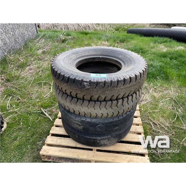 (4) 9.00-20 TIRES & RIMS
