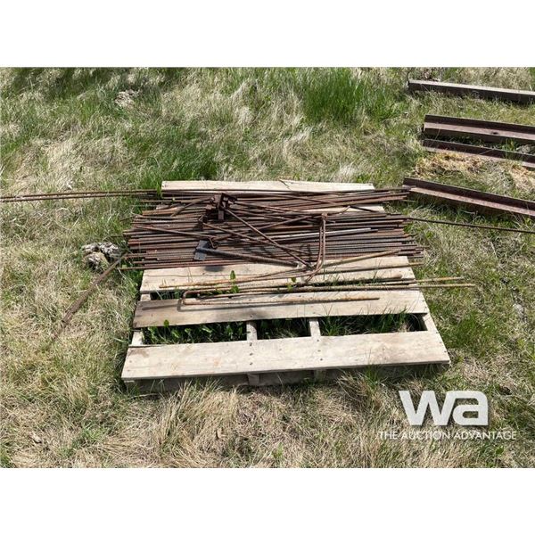 (3) PALLETS MISC. STEEL