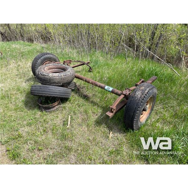 TRAILER AXLE & TIRES