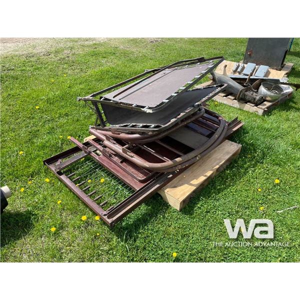 STEEL BED FRAME & COT