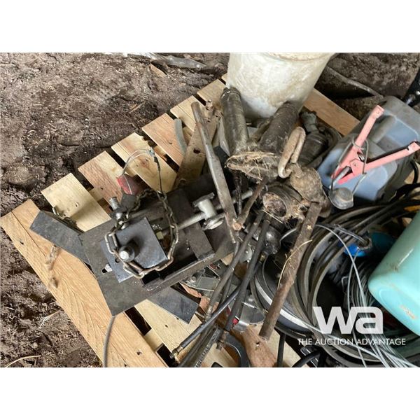 CHAIN COME-A-LONG, STRAPS, CABLE, GREASE GUNS