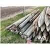 Image 2 : (35) 6 & 8 FT TREATED FENCE POSTS