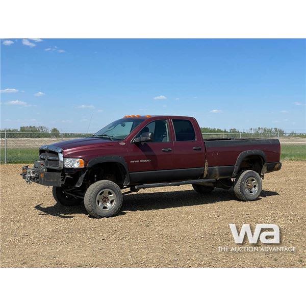 2003 DODGE RAM 3500 SLT CREW CAB PICKUP
