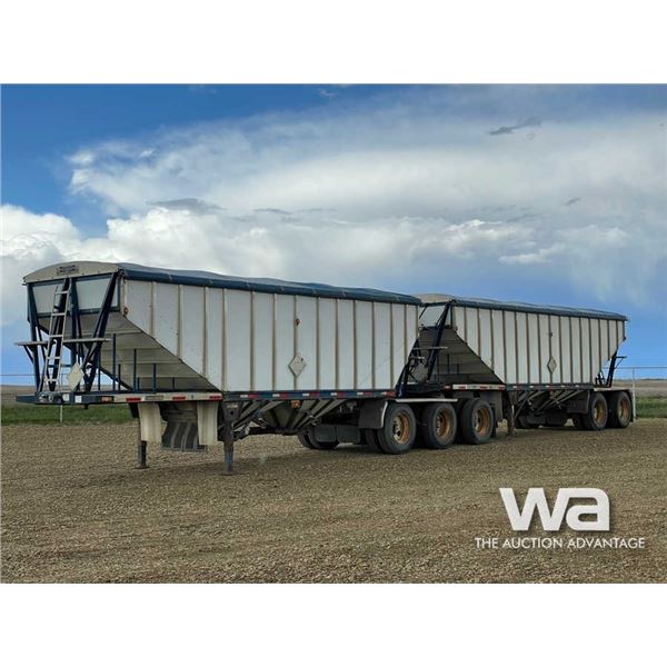 1999 LODE KING SUPER B-TRAIN GRAIN TRAILER