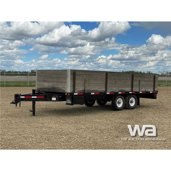 2012 TRAILTECH 20 FT. T/A DECK OVER TRAILER