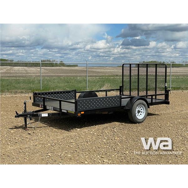 2021 RAINBOW 12 FT. S/A UTILITY TRAILER