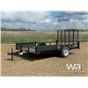 Image 1 : 2021 RAINBOW 12 FT. S/A UTILITY TRAILER