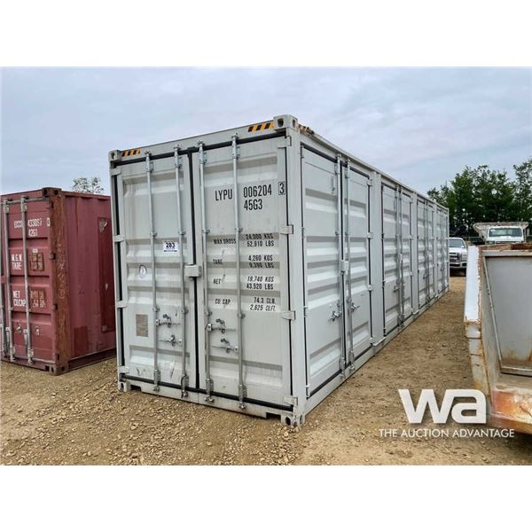 2021 8X40 FT. MULTI SIDE DOOR SHIPPING CONTAINER