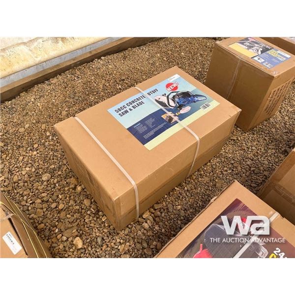 (UNUSED) 58CC CONCRETE CUTOFF SAW & BLADE