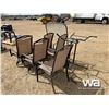 Image 3 : (5) PIECE BROWN PATIO SET