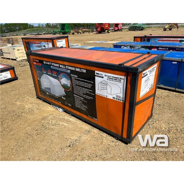 (UNUSED) TMG 20 X 40 FT. STORAGE SHED