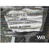 Image 5 : (UNUSED) 18 ROLLS GALVANIZED BARBED WIRE