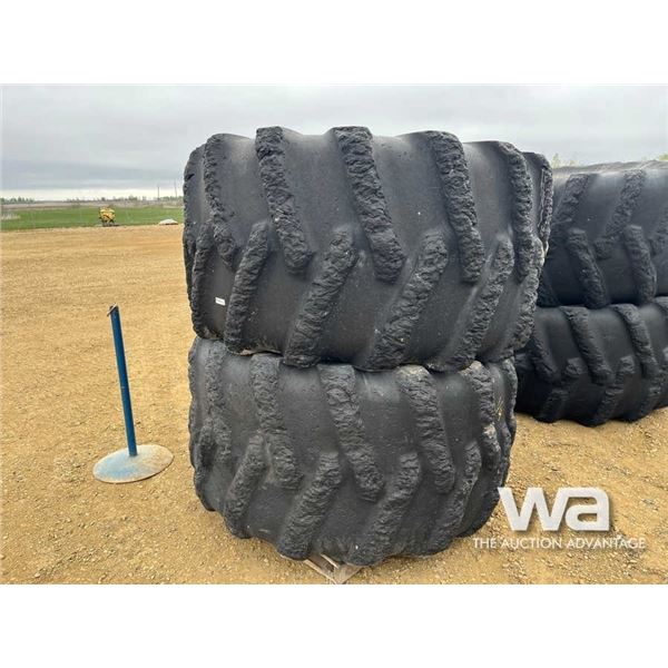 (4) FIRESTONE OH35.5LB5 FORESTRY TIRES