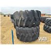 Image 2 : (4) FIRESTONE OH35.5LB5 FORESTRY TIRES