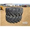 Image 2 : (2) GOODYEAR 710/70R38 TIRES