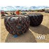 Image 21 : (4) 73" X 44" X 32" SKIDDER TIRES