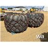 Image 24 : (4) 73" X 44" X 32" SKIDDER TIRES
