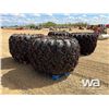 Image 25 : (4) 73" X 44" X 32" SKIDDER TIRES