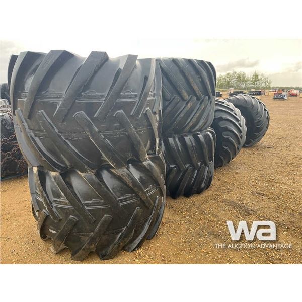 (2) 66X43.00X25 TIRES & RIMS