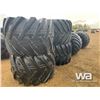 Image 1 : (2) 66X43.00X25 TIRES & RIMS