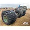 Image 3 : (2) 66X43.00X25 TIRES & RIMS