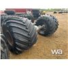 Image 9 : (2) 66X43.00X25 TIRES & RIMS