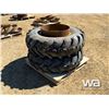 Image 4 : (2) ROAD GUIDE 14.9-24 TRACTOR TIRES & RIMS