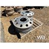 Image 1 : (2) ALUMINUM 24.5 IN. TRUCK RIMS